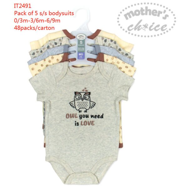 Mother's Choice Bodysuit 5in1 Bayi Perempuan Dan Laki Laki Bahan Premium Untuk Anak Usia Newborn Sampai 9 Bulan - Gambar 3