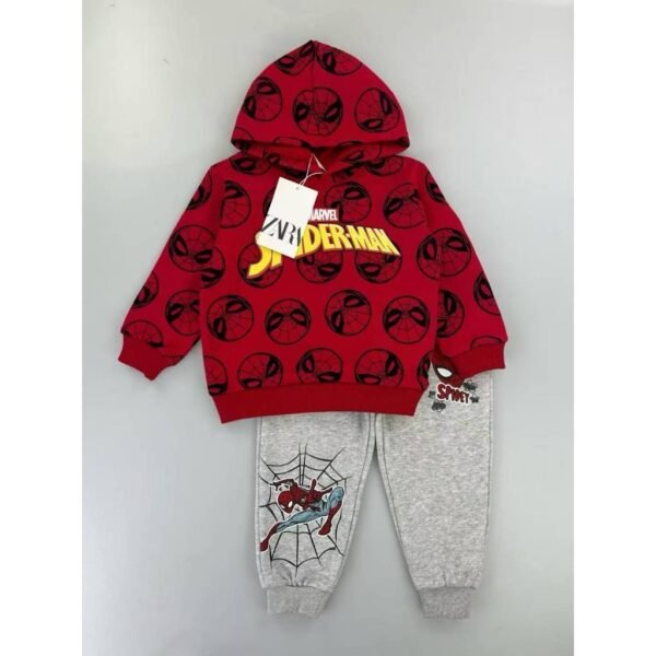 ZRR Setelan Baju Dan Celana Lengan Panjang Motif Karakter Kartun Lucu Bahan Katun Untuk Anak Perempuan dan Laki Laki Usia 2 Tahun Sampai 7 Tahun - Gambar 8