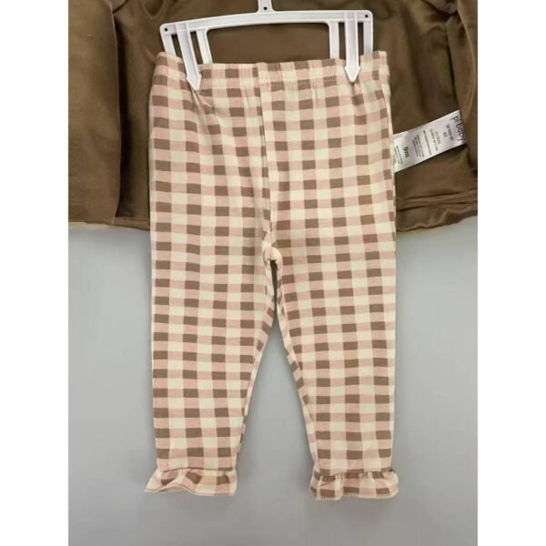 Setelan 4in1 Bodysuit Lengan Panjang Baby Cewe Dapat Vest Bulu Topi Lucu Bahan Katun Untuk Anak Perempuan Usia Newborn Sampai 12 Bulan - Gambar 8
