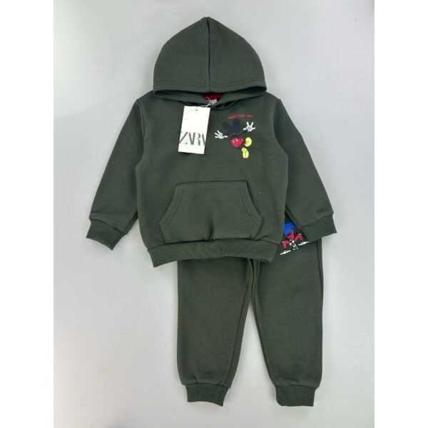 ZRR Setelan Baju Dan Celana Lengan Panjang Motif Karakter Kartun Lucu Bahan Katun Untuk Anak Perempuan dan Laki Laki Usia 2 Tahun Sampai 7 Tahun - Gambar 13