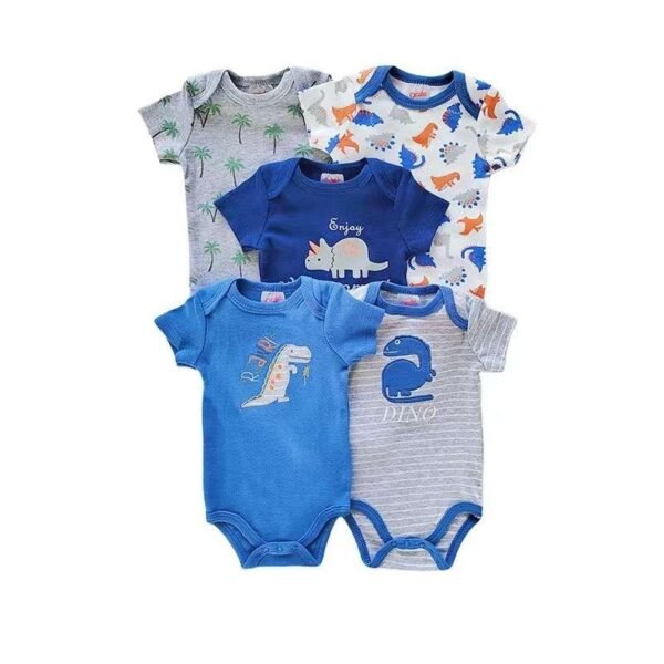 Bodysuit 5IN1 Baby Boy Dan Baby Girl Full Motif Premium Import Untuk Anak Laki Laki Usia Newborn Sampai 3 Tahun - Gambar 9