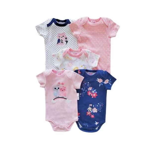 Bodysuit 5IN1 Baby Boy Dan Baby Girl Full Motif Premium Import Untuk Anak Perempuan Usia Newborn Sampai 3 Tahun - Gambar 9