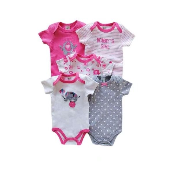 Bodysuit 5IN1 Baby Boy Dan Baby Girl Full Motif Premium Import Untuk Anak Perempuan Usia Newborn Sampai 3 Tahun - Gambar 14