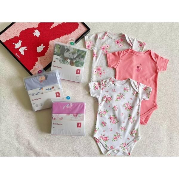 Bodysuit 3IN1 Bayi Laki Laki dan Bayi Perempuan Bahan Berkualitas Premium Import Untuk Anak Usia Newborn Sampai 24 Bulan - Gambar 5